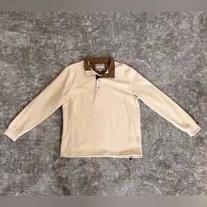 NEW NWOT Straight Down Men's 1/4 Button Sweater Long Sleeve XL Extra Large